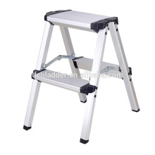 Aluminum double side folding domestic step ladder with en131